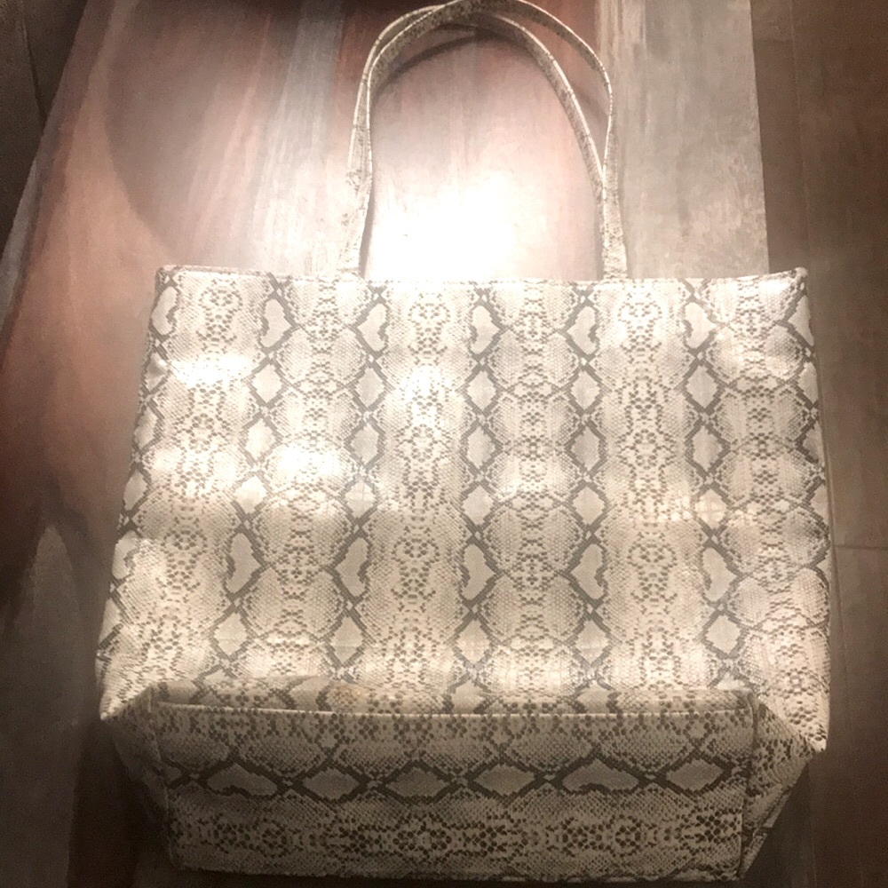 Nordstrom Vegan Python Print Tote